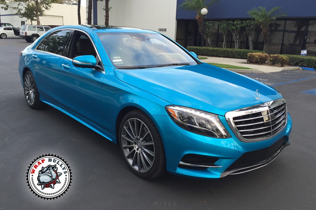Mercedes vehicle wrap project