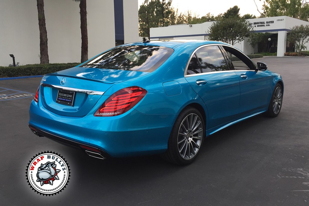 Mercedes vehicle wrap project