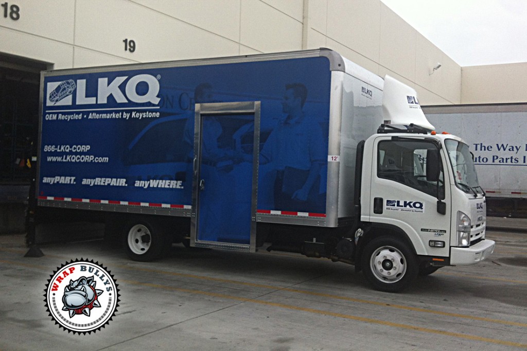 Isuzu vehicle wrap project