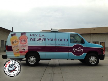 Kevita Commercial Van Wrap