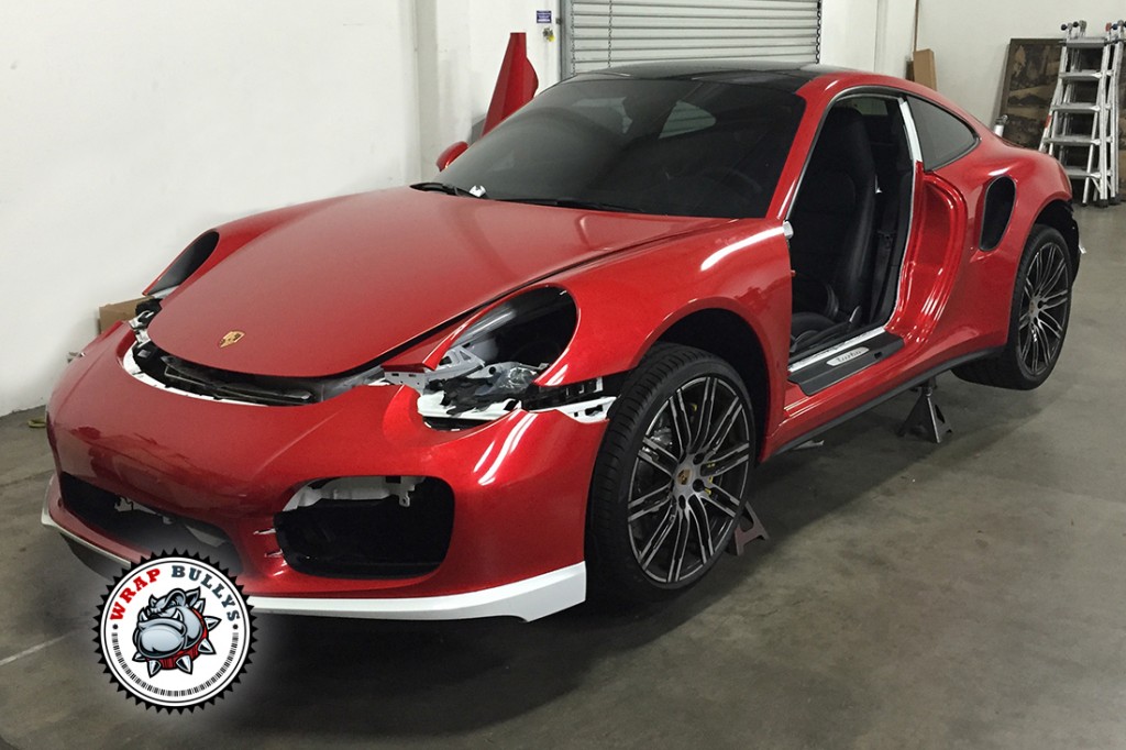 Porsche vehicle wrap project