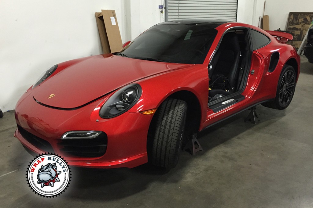 Porsche vehicle wrap project