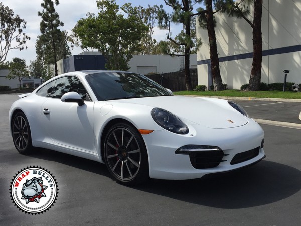 Effortless Elegance: Porsche 911 Transformed with 3M Satin White Car Wrap