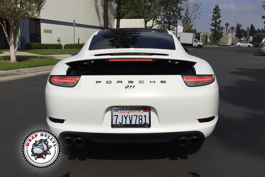 Porsche vehicle wrap project