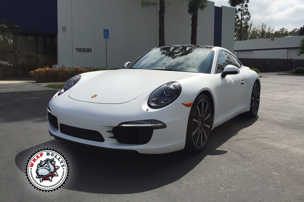 Porsche vehicle wrap project