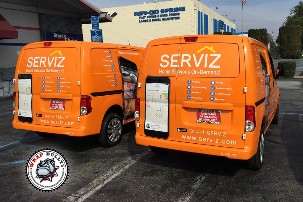 Nissan NV200 vehicle wrap project