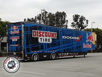 Red Bull Tractor Trailer Graphics Wrap