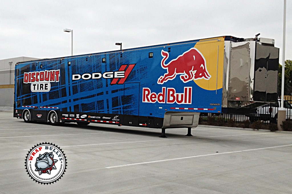 Tractor Trailer vehicle wrap project