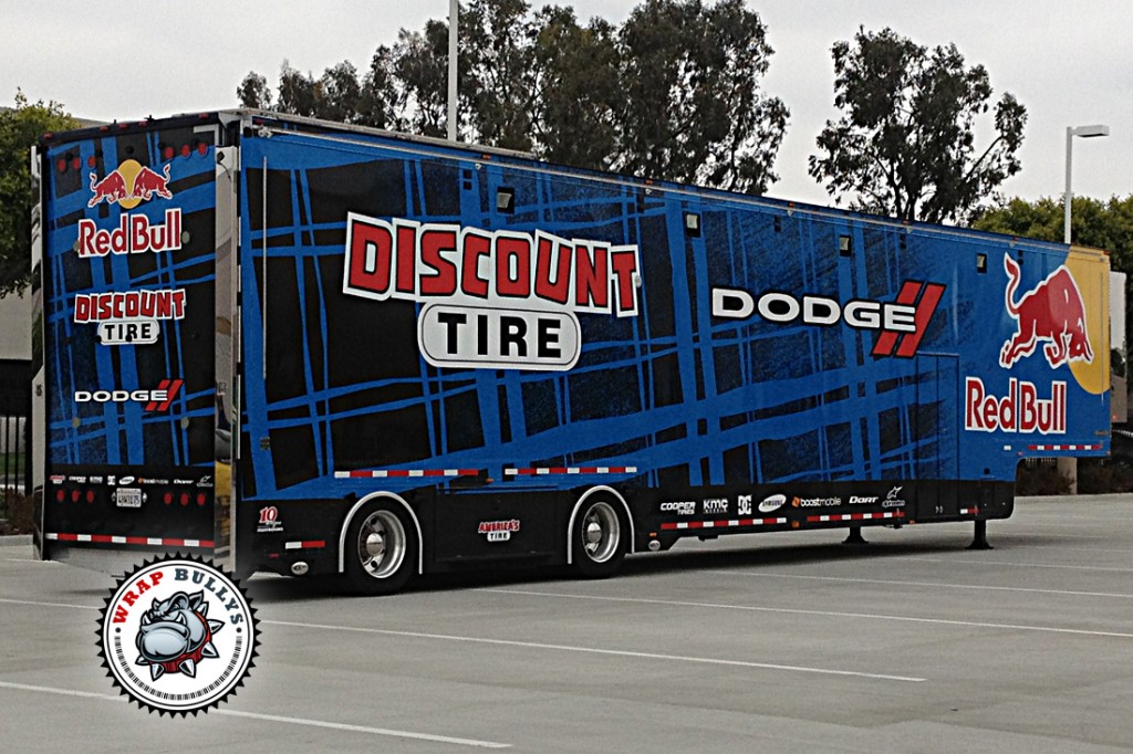 Tractor Trailer vehicle wrap project