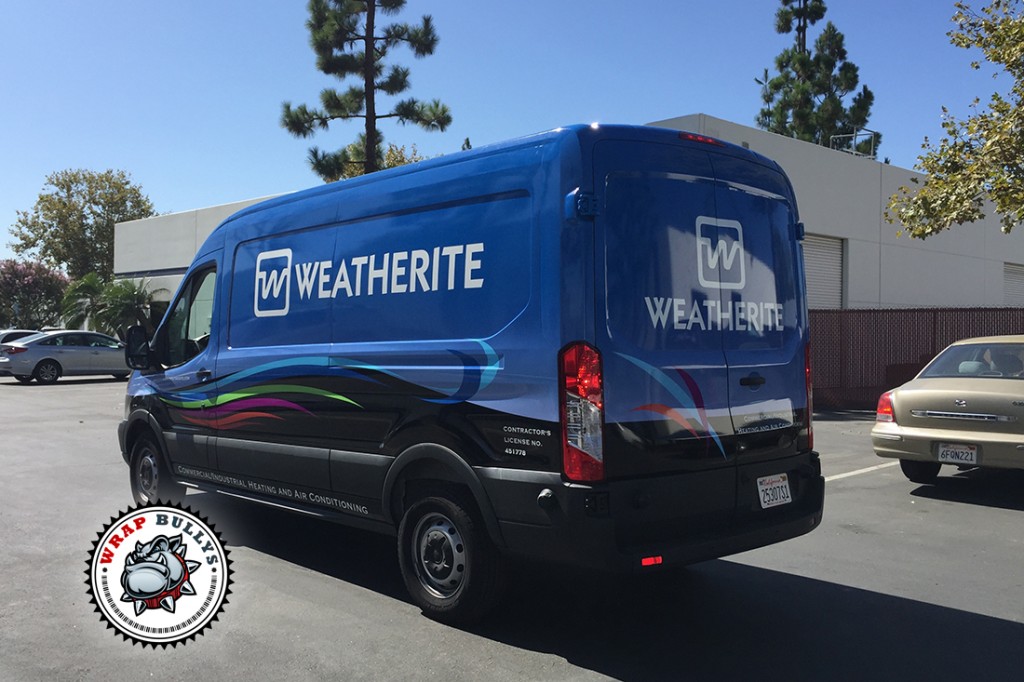 Ford Transit vehicle wrap project