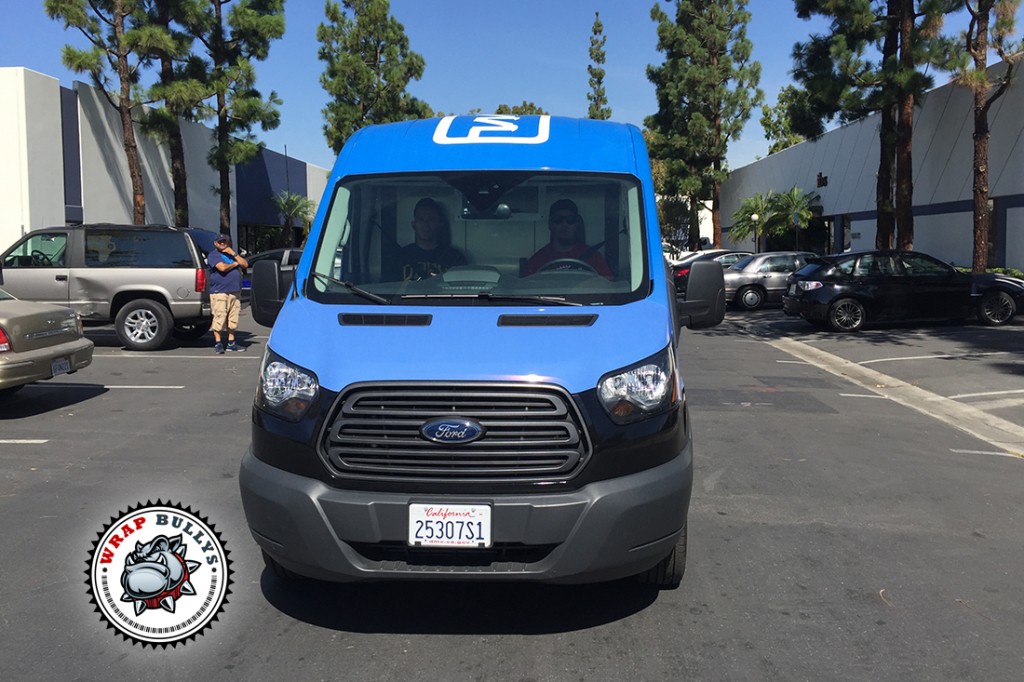 Ford Transit vehicle wrap project