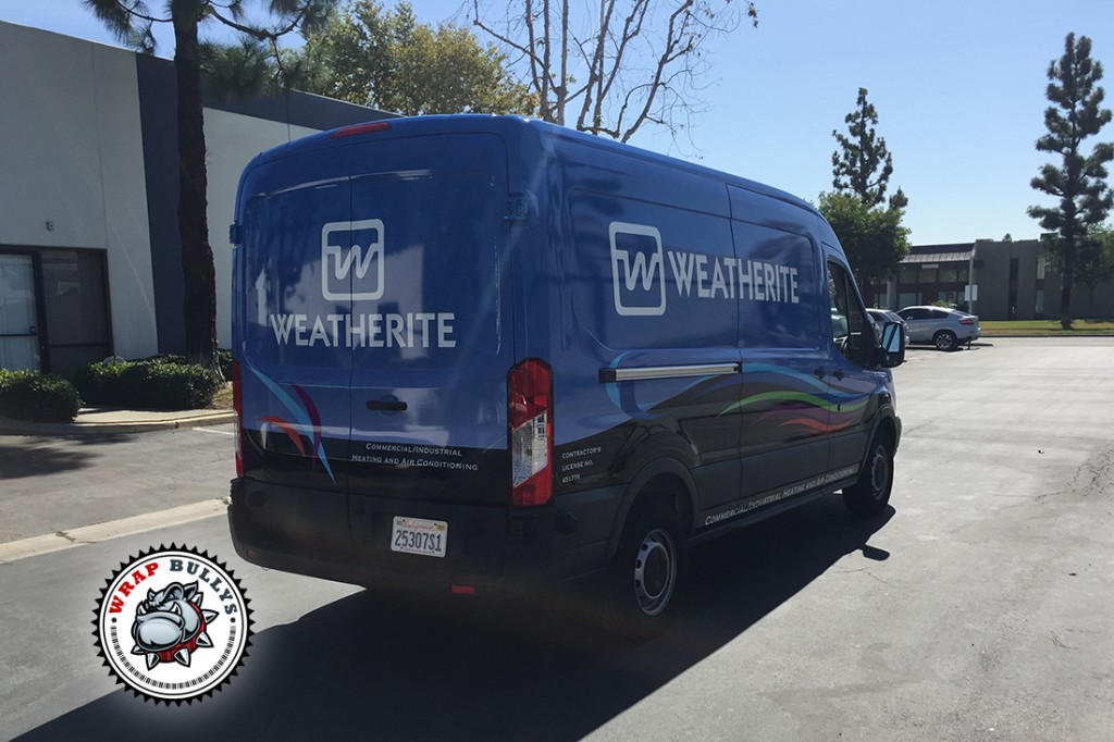 Ford Transit vehicle wrap project
