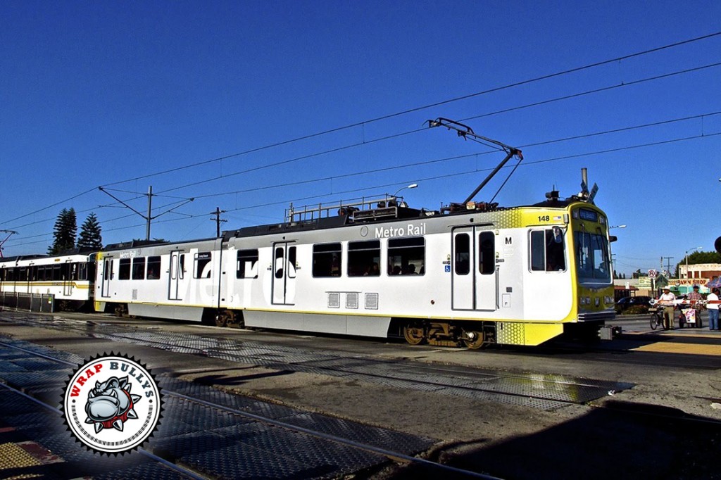 Metro Rail fleet vehicle wrap in Gardena