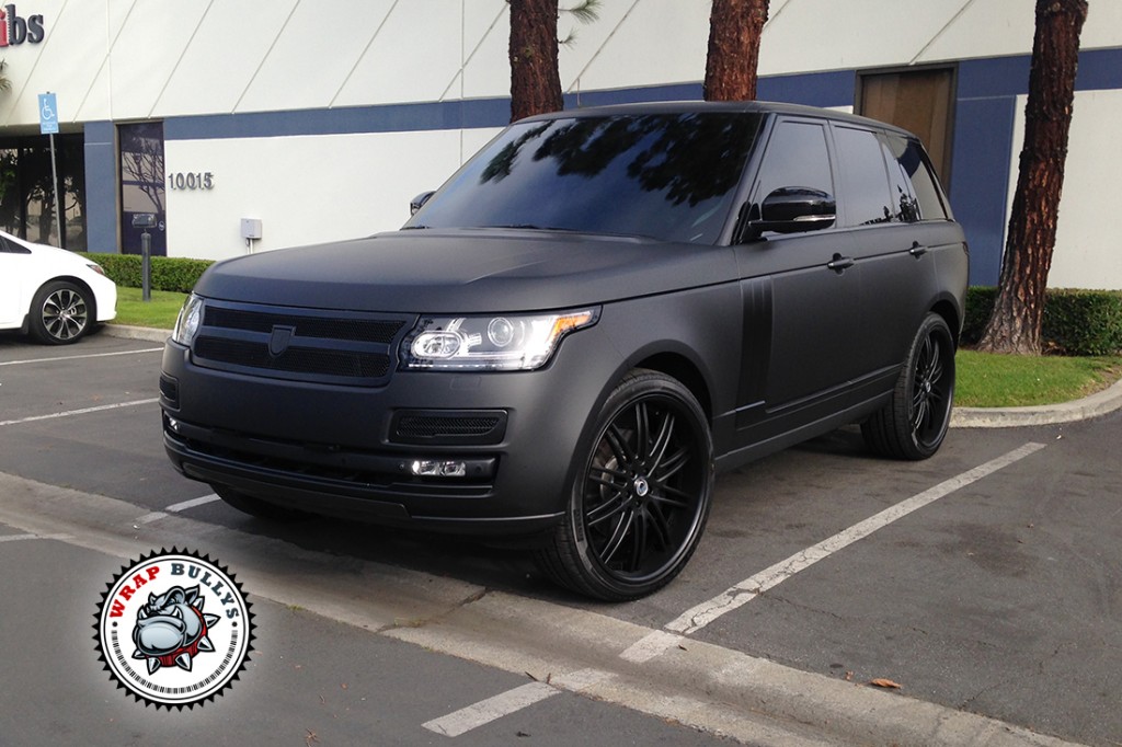 3M Deep Matte Black Range Rover Vehicle Wrap – Wrap Bullys