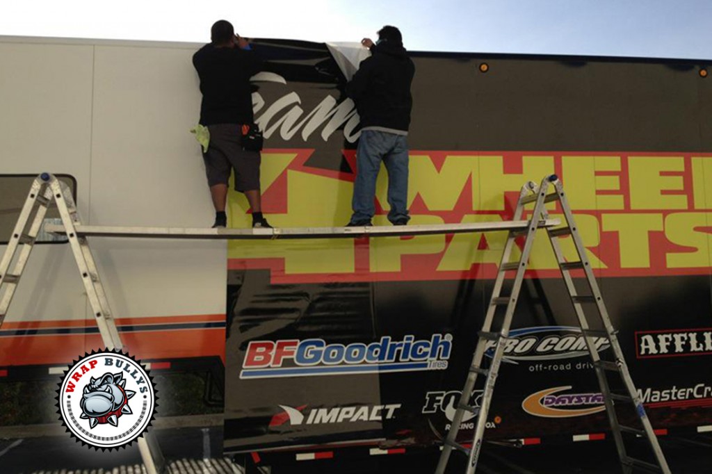 Semi Trailer vehicle wrap project