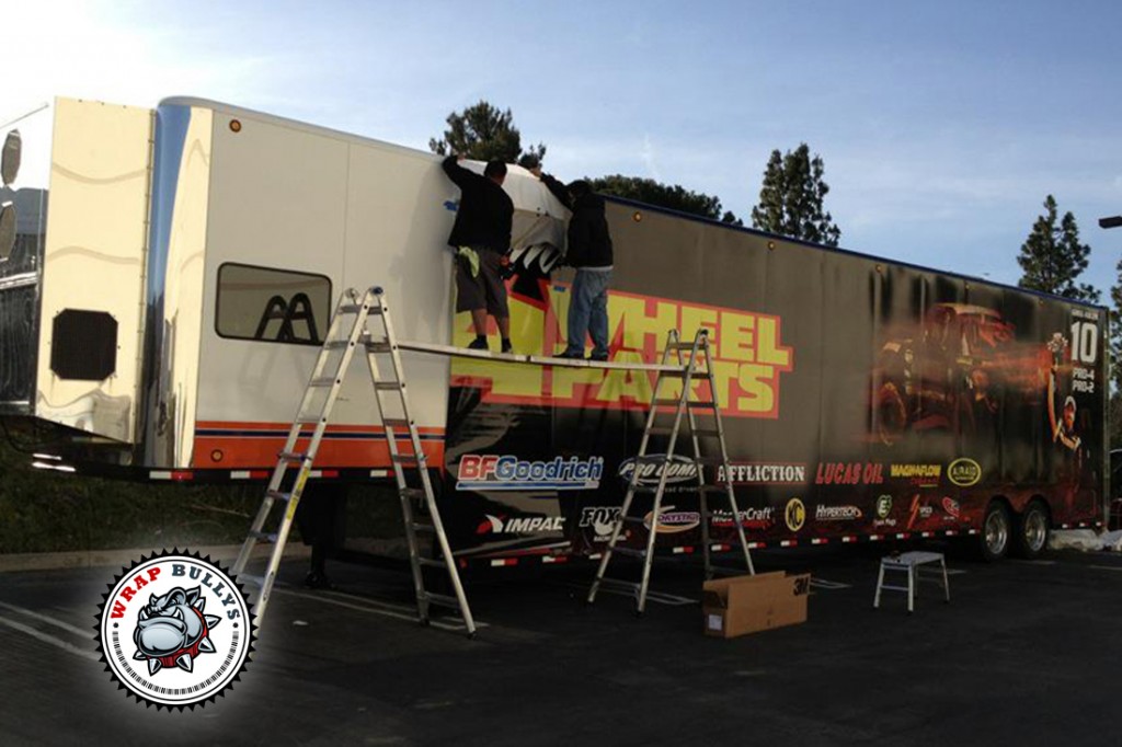 Semi Trailer vehicle wrap project
