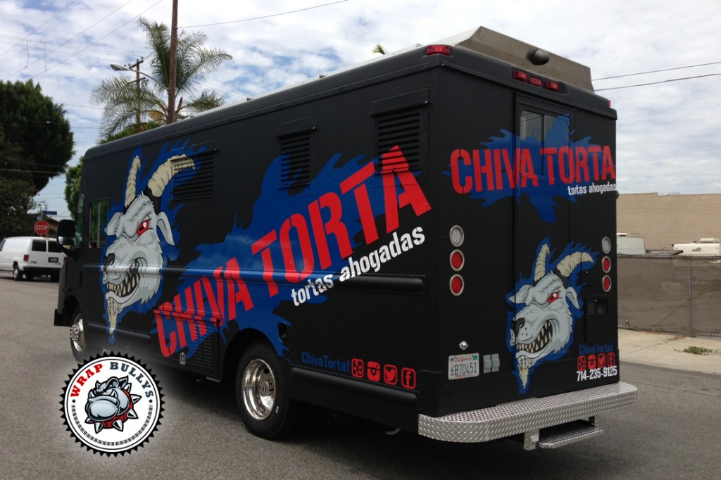 Chiva Tortas Food Truck Wrap