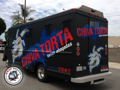 Chiva Tortas Food Truck Wrap