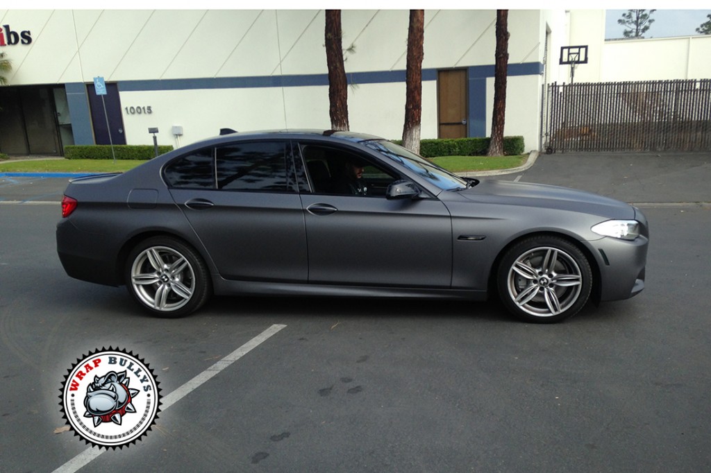 BMW 550i vehicle wrap project