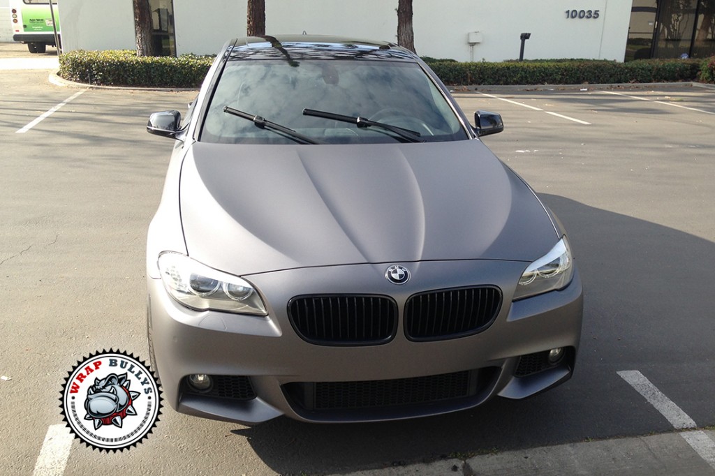 BMW 550i vehicle wrap project