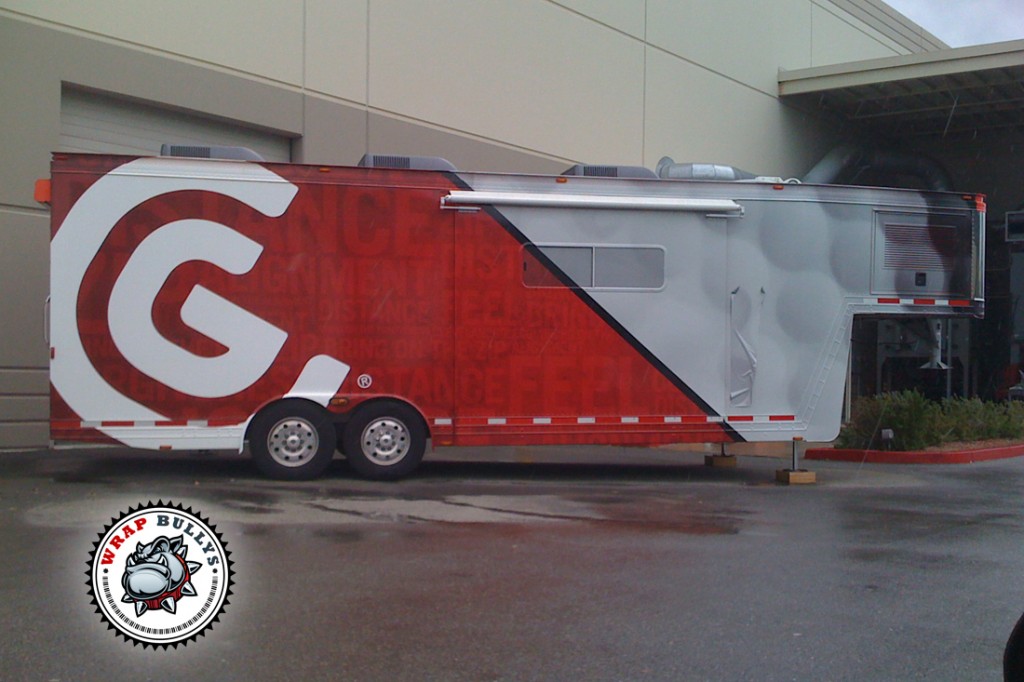Cleveland Golf Trailer Wrap vehicle wrap project