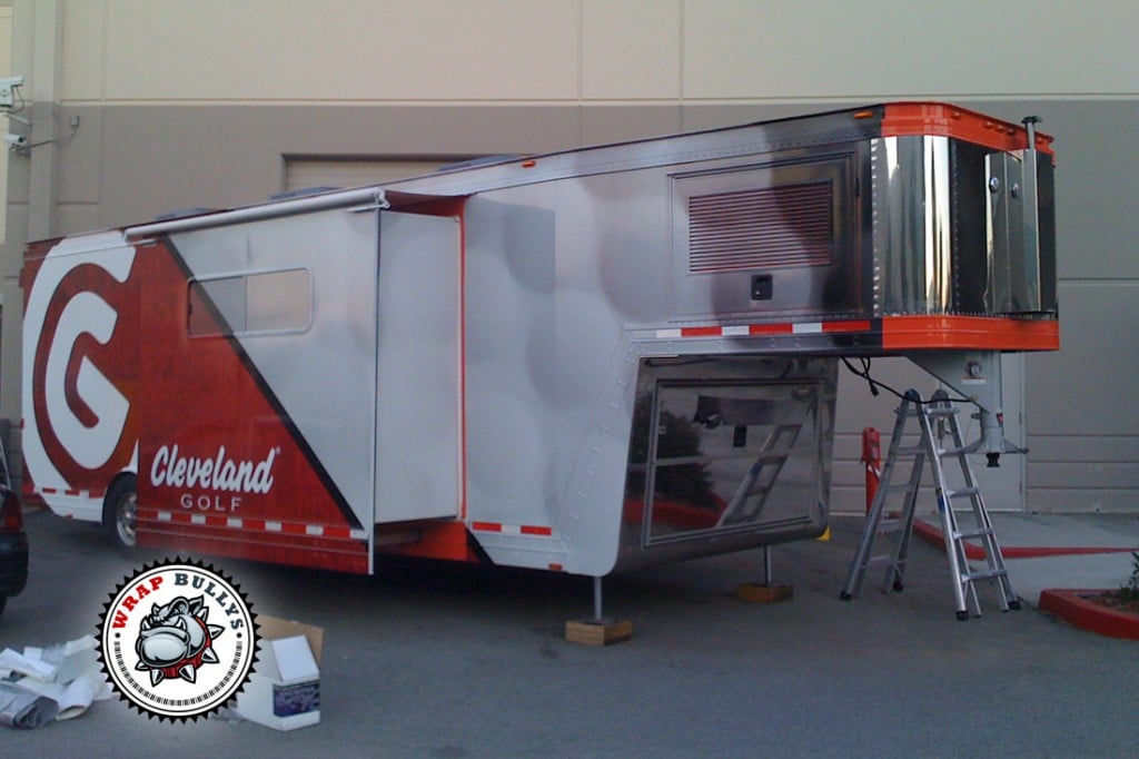 Cleveland Golf Trailer Wrap vehicle wrap project