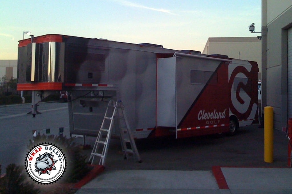 Cleveland Golf Trailer Wrap vehicle wrap project