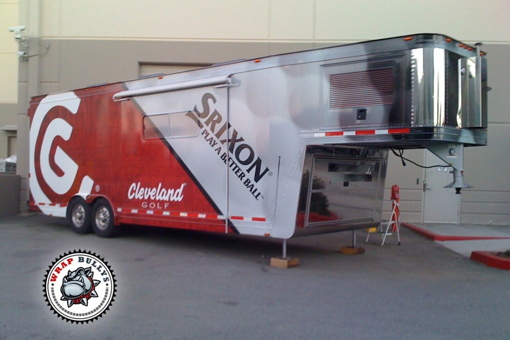 Cleveland Golf Trailer Wrap vehicle wrap project