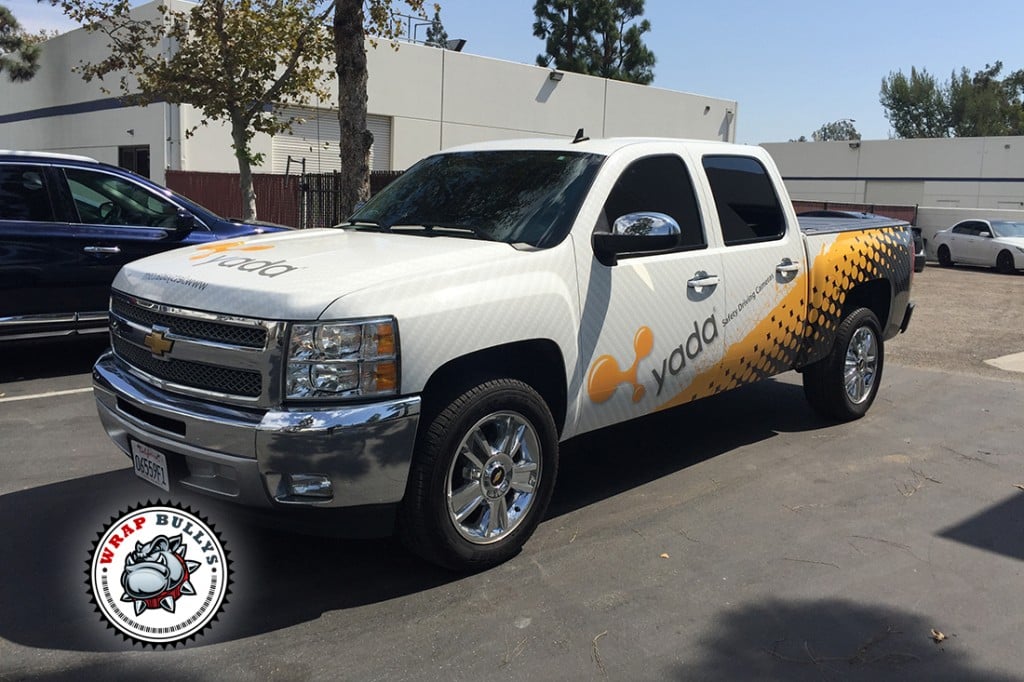 Chevrolet Silverado vehicle wrap project