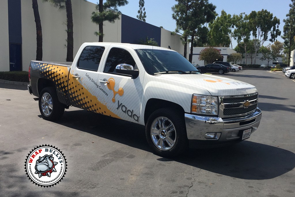 Chevrolet Silverado vehicle wrap project