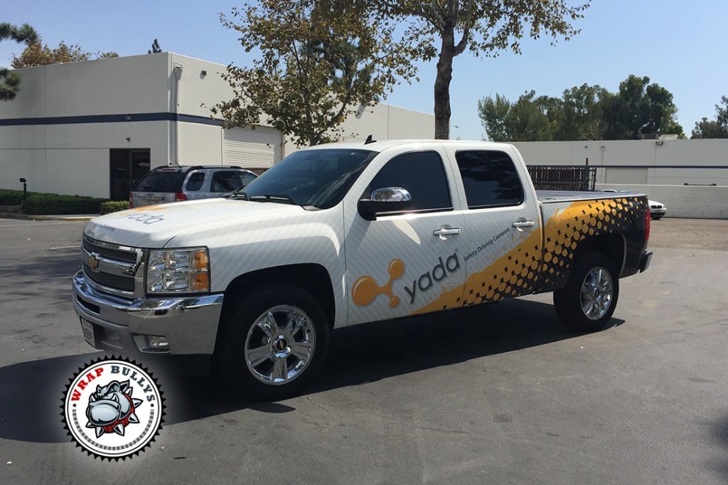 Chevrolet Silverado vehicle wrap project