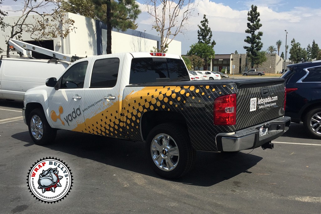 Chevrolet Silverado vehicle wrap project