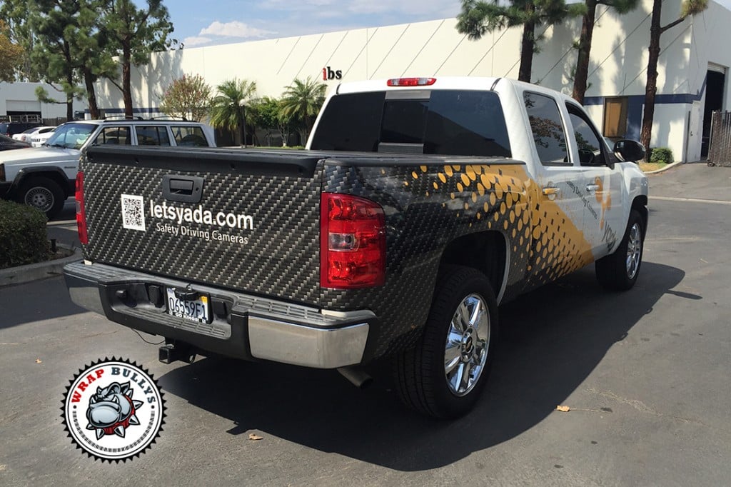 Chevrolet Silverado vehicle wrap project