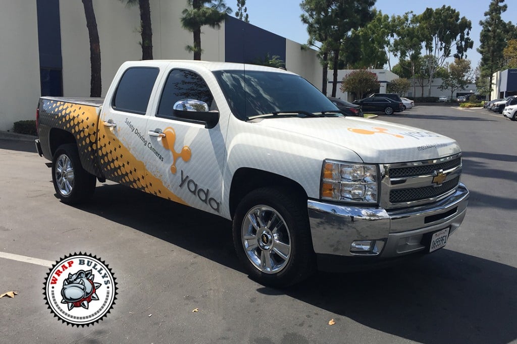 Chevrolet Silverado vehicle wrap project