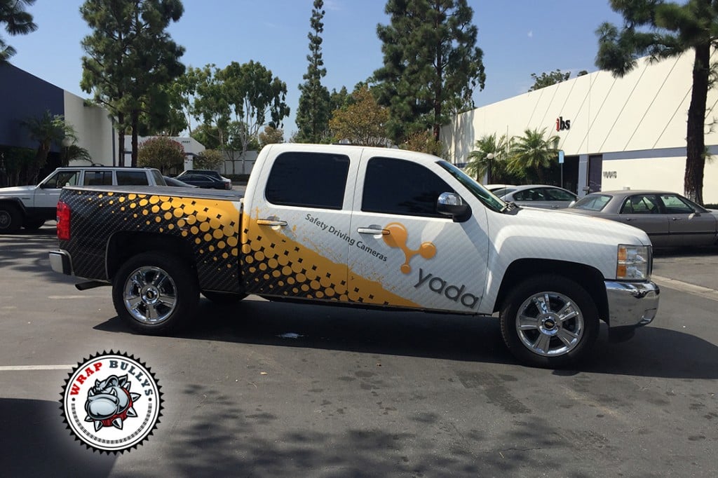 Chevrolet Silverado vehicle wrap project