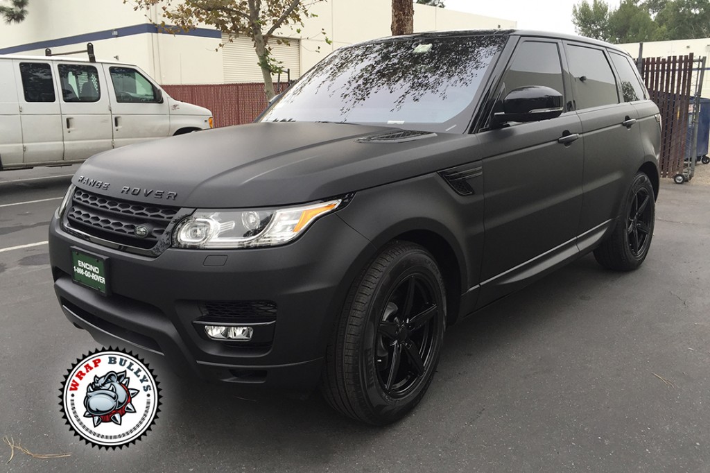 3M Deep Matte Black Range Rover Sport Vehicle Wrap – Wrap Bullys