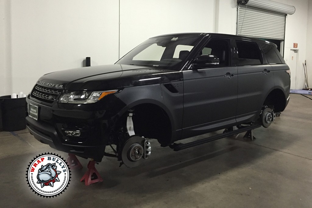 Range Rover vehicle wrap project