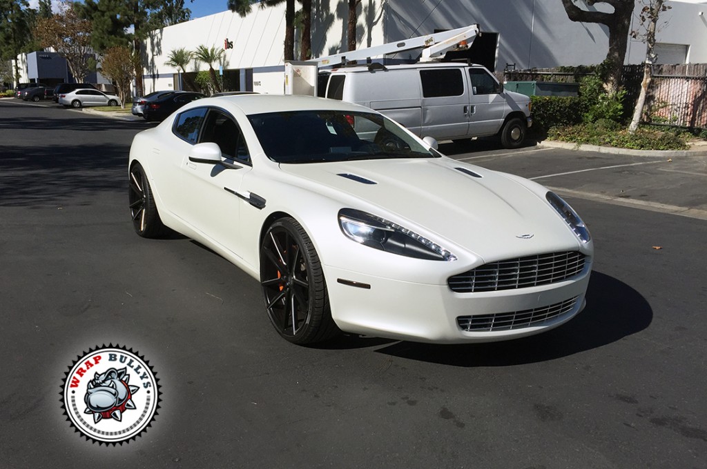 Aston Martin vehicle wrap project
