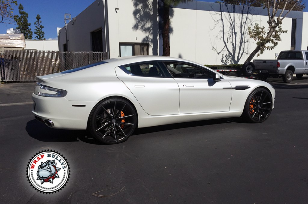 Aston Martin Rapide Wrap | 3M Satin Pearl White