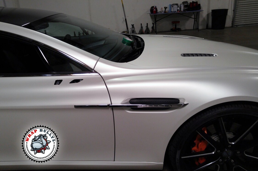 Aston Martin vehicle wrap project