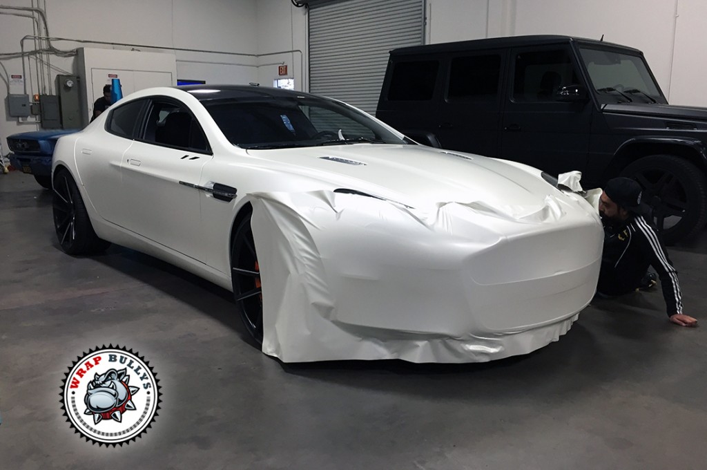 Aston Martin vehicle wrap project