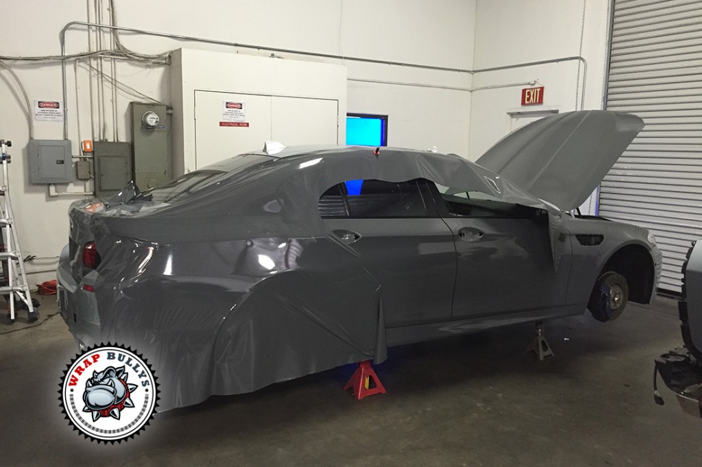BMW M5 vehicle wrap project