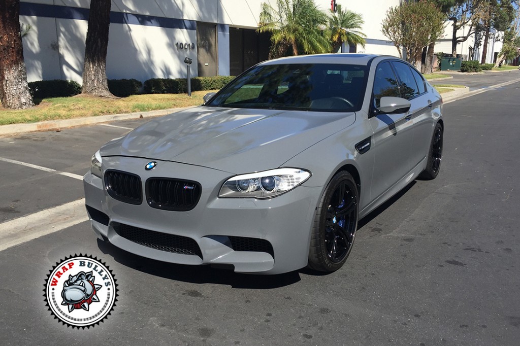 BMW M5 vehicle wrap project