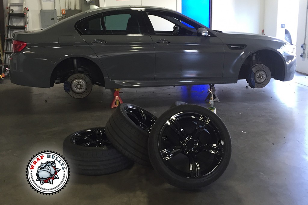 BMW M5 vehicle wrap project