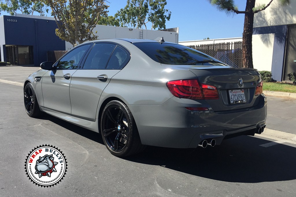 BMW M5 vehicle wrap project