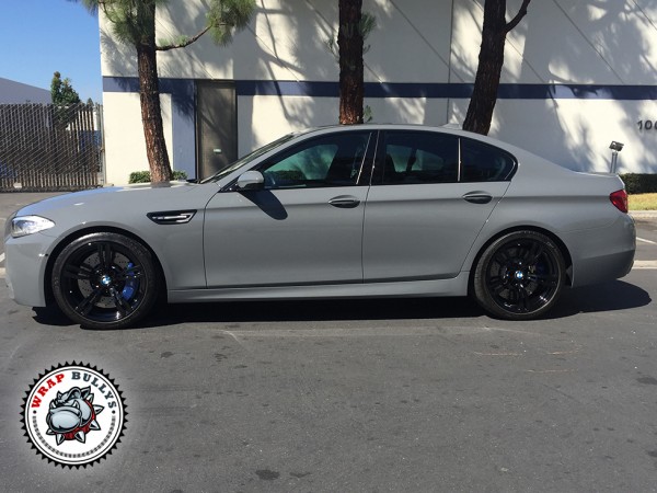 Avery Gloss Dark Gray BMW M5 Car Wrap