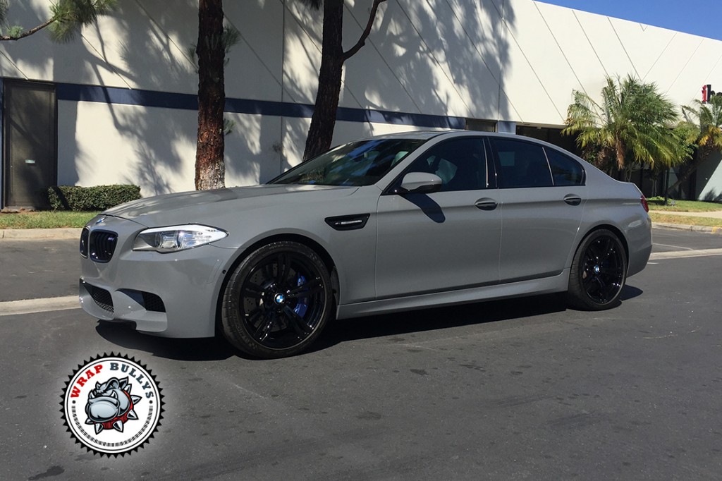 BMW M5 vehicle wrap project