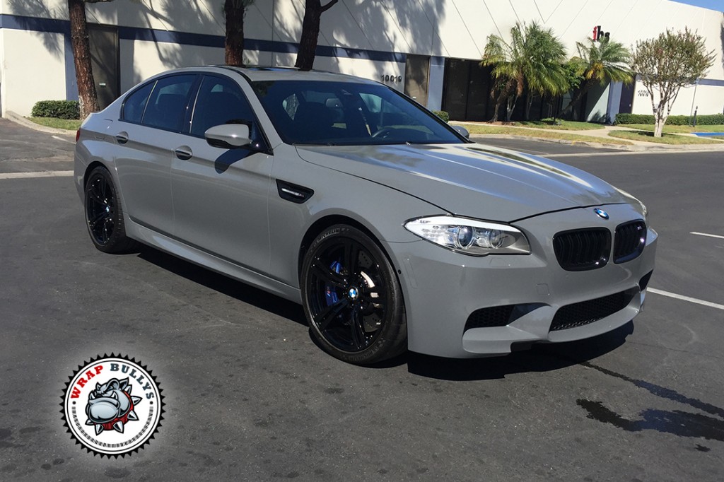 BMW M5 vehicle wrap project