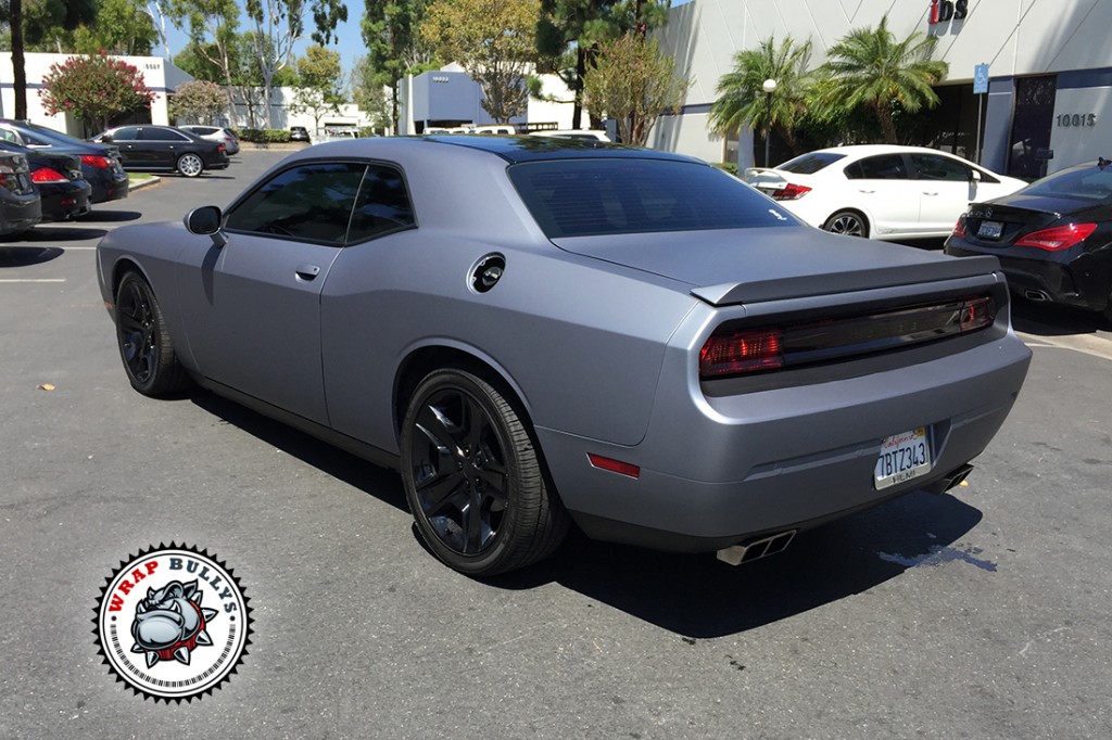 Dodge Challenger vehicle wrap project