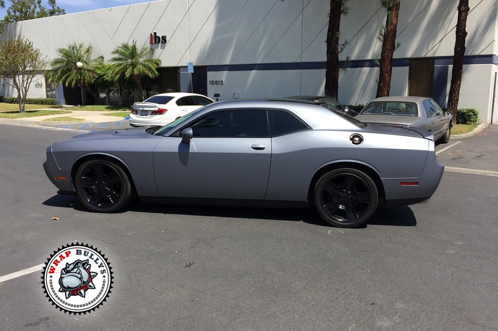 Dodge Challenger vehicle wrap project